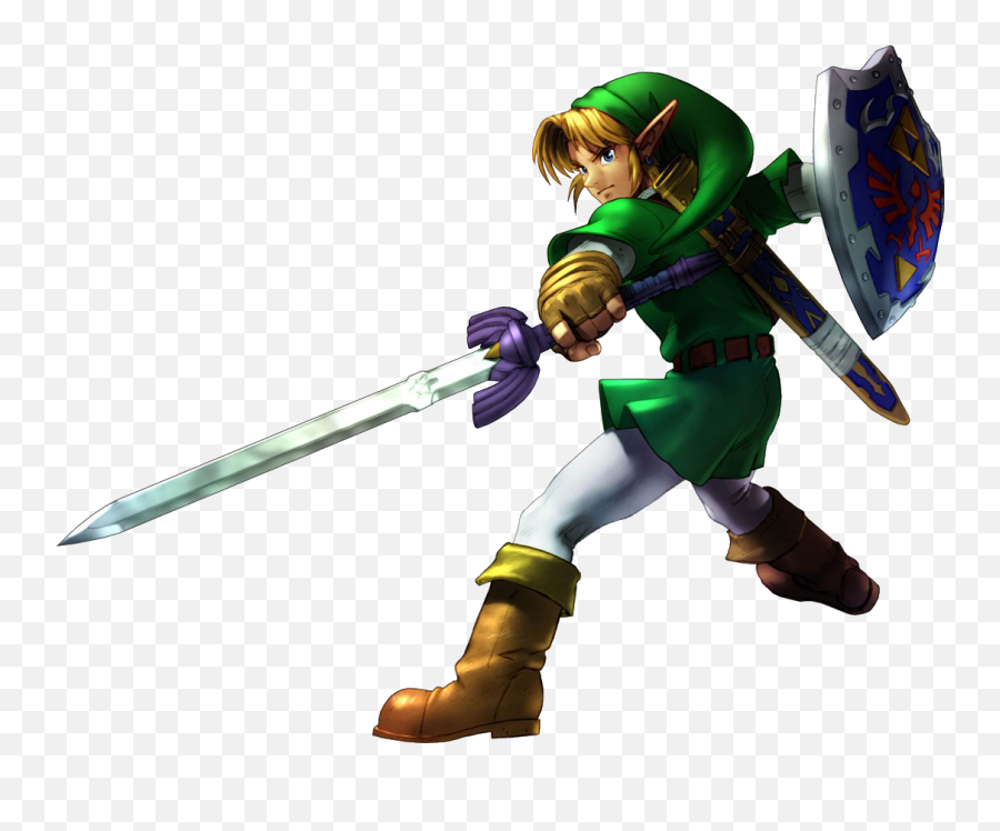Zelda Link Transparent Background - Concept Art Ocarina Of Time Link Emoji,Link Png