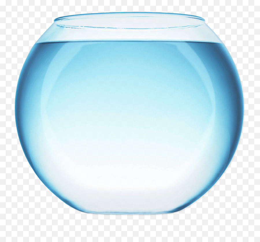 Fish Bowl With Water Transparent Png - Transparent Fish Bowl Png Emoji,Water Transparent