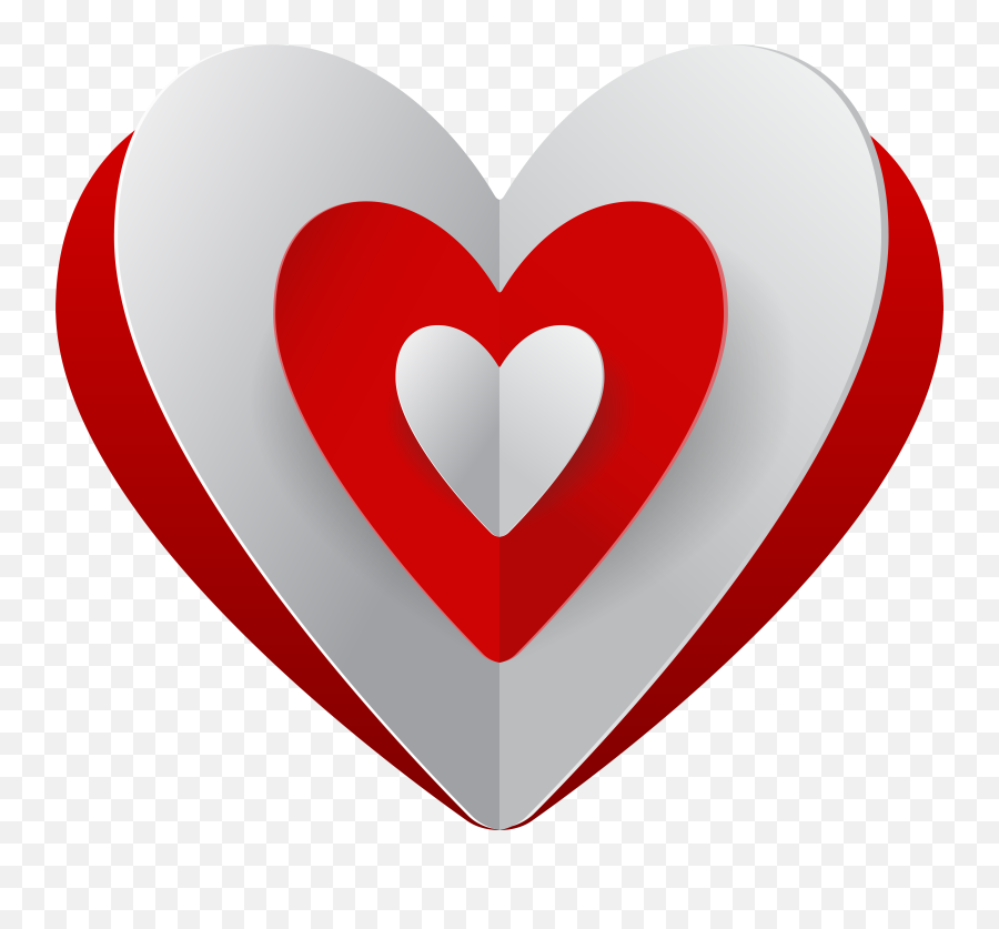 Red White Hearts Emoji,Red Heart Png