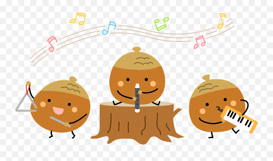 Acorn Music Band Clipart Emoji,Band Clipart