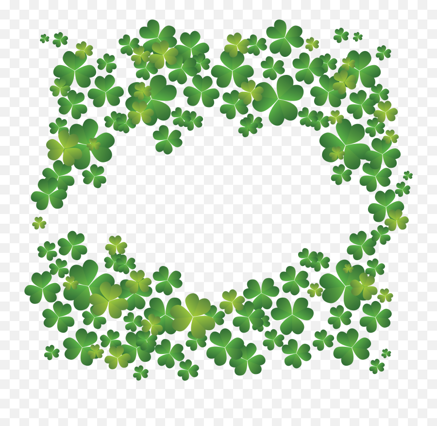 Image Royalty Free Four Leaf Shamrock Saint Patricks - Four Transparent Background Four Leaf Clover Border Emoji,Four Leaf Clover Clipart