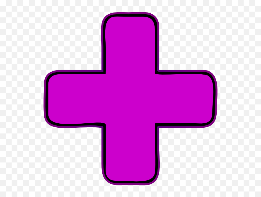Purple Plus Sign Png Transparent - Addition Symbol Clip Art Emoji,Plus Sign Png