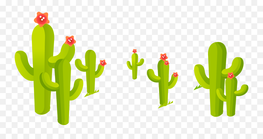 Drawing Cactus Wallpaper - Cactus Cartoon Wallpaper Png Emoji,Cactus Transparent Background