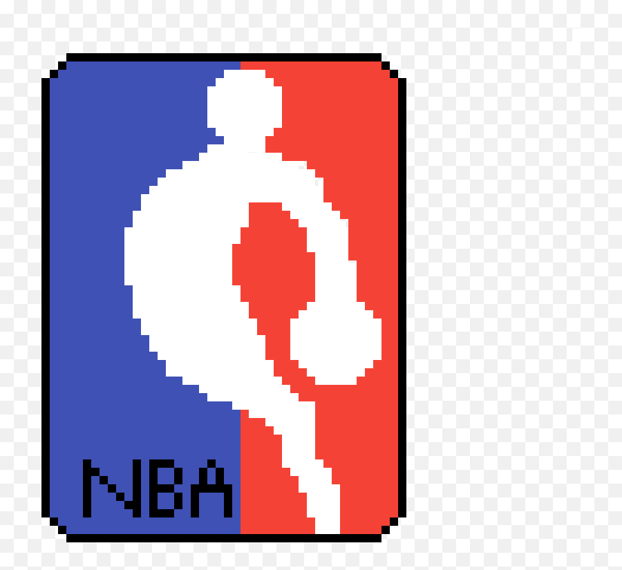 Pixilart - Nba Logo By Anonymous Language Emoji,Nba Logo