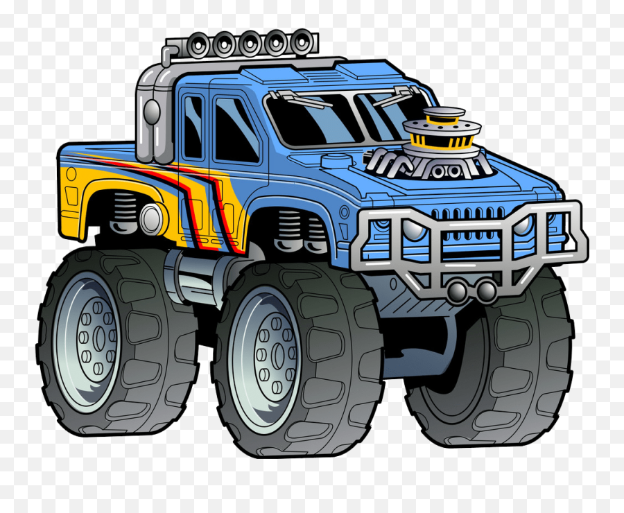 Monster Truck Clipart - Clipartworld Emoji,Monster Truck Clipart