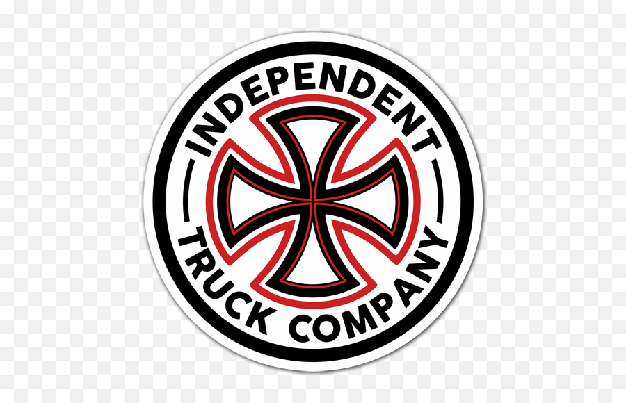 Independent Truck Co Bar Cross Tee Black - Independent Skateboard Emoji,Independent Trucks Logo
