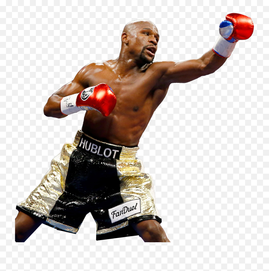 Boxer Floyd Mayweather Transparent - Floyd Mayweather Punching Png Emoji,Boxer Png
