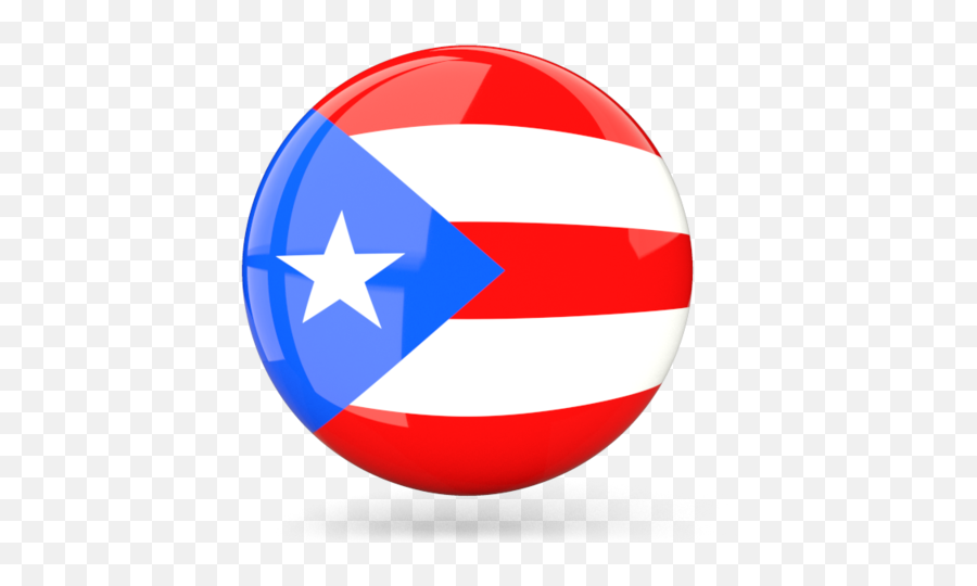 Puerto Rico Clipart Bubble - Round Puerto Rico Flag Icon Emoji,Puerto Rican Flag Png