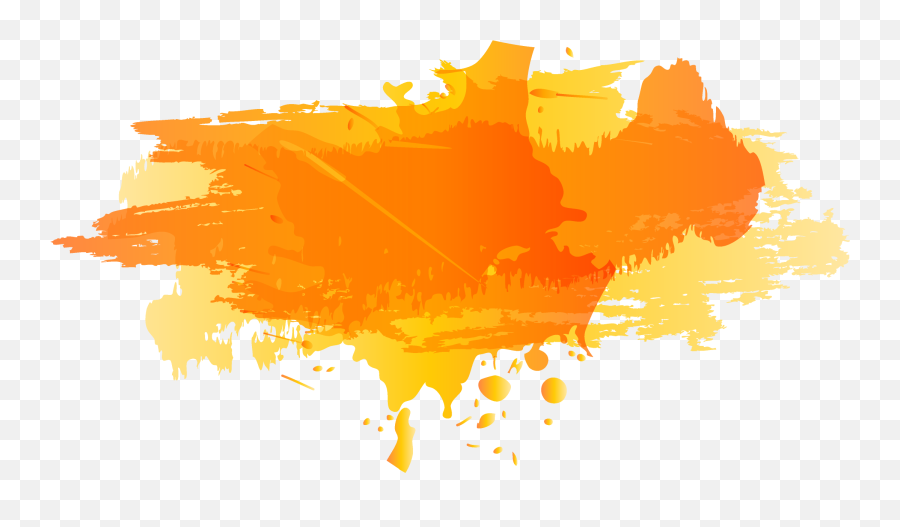 Splash Vector Png - Paint Splash Orange Png Emoji,Vector Png