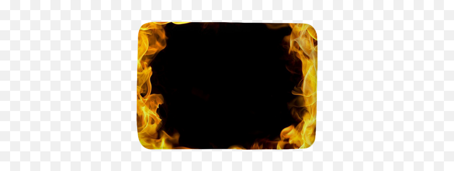 Fire Border With Flames Bath Mat U2022 Pixers - We Live To Change Fire Border Emoji,Fire Border Png