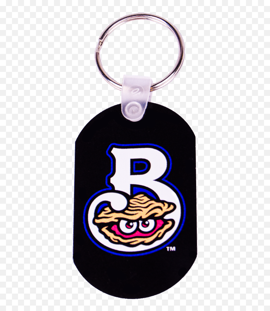 Biloxi Shuckers Keychain - Biloxi Shuckers Logo Emoji,Tag Logo