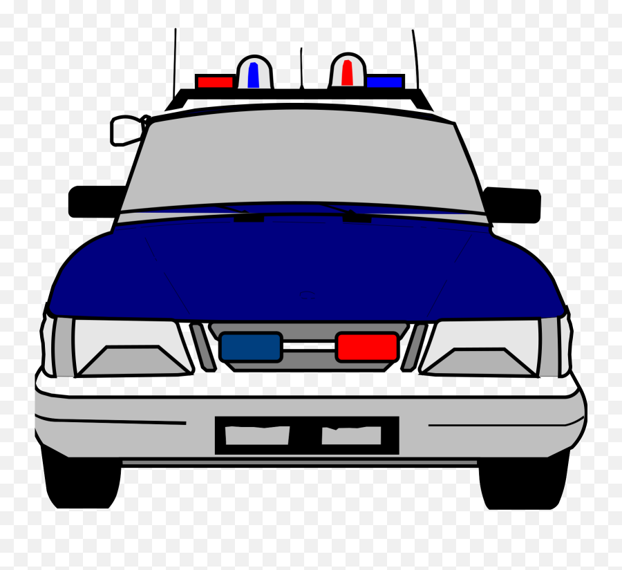 Police Car Clipart Black And White - Png Download Full Polis Car In Clip Art Emoji,Cars Clipart Black And White