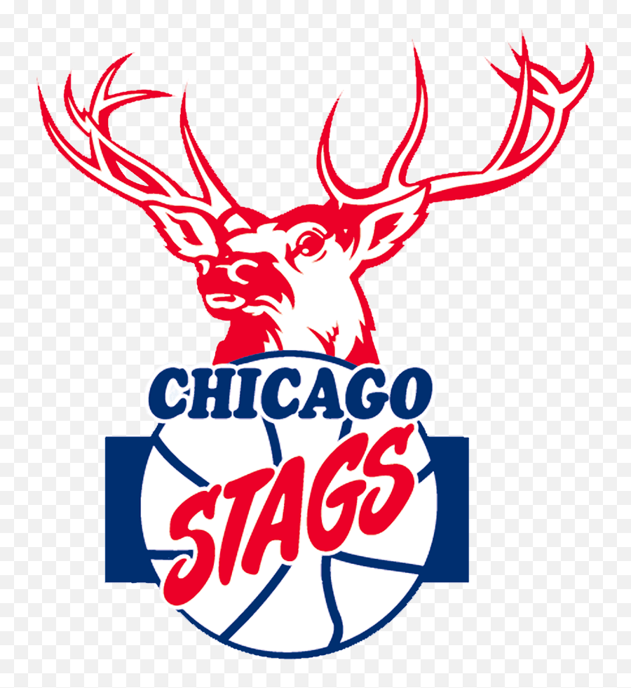 Chicago Stags Primary Logo - National Basketball Association Nba Chicago Stags Logo 1949 Emoji,Chicago Team Logo
