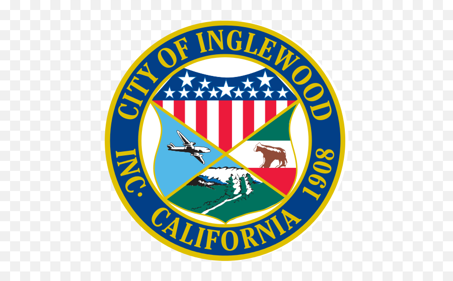 495px - Sealofinglewoodcaliforniasvgpng Afscme At Work City Of Inglewood Logo Emoji,Afscme Logo