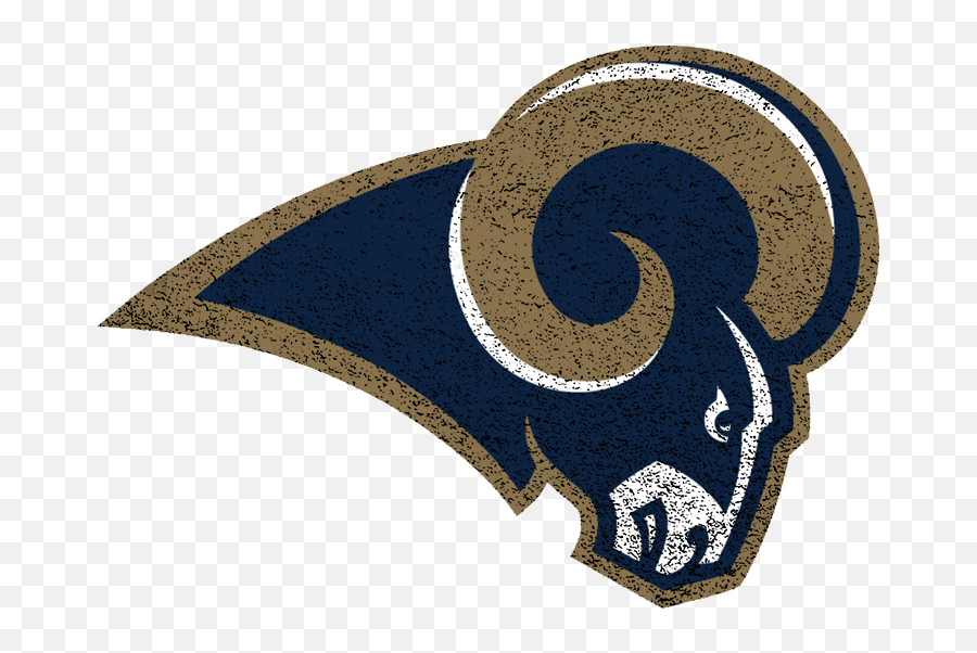 Download Hd Primary Los Angeles Rams - Logo Rams Football Emoji,Rams Png
