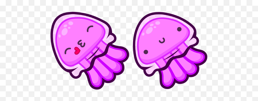 Cute Jellyfish Cursor U2013 Custom Cursor - Girly Emoji,Jellyfish Logo