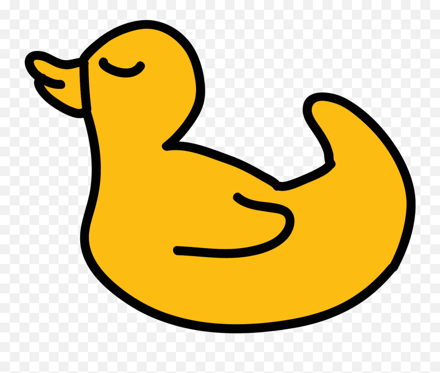 Rubber Duck Png - Dibujo De Un Pato Png Emoji,Duck Png