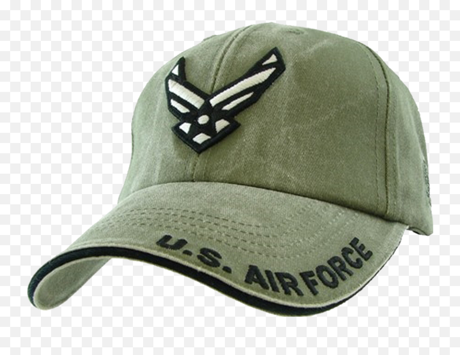 5598 - Us Air Force Cap Wings Logo Cotton Od Green Emoji,Air Force Wings Logo