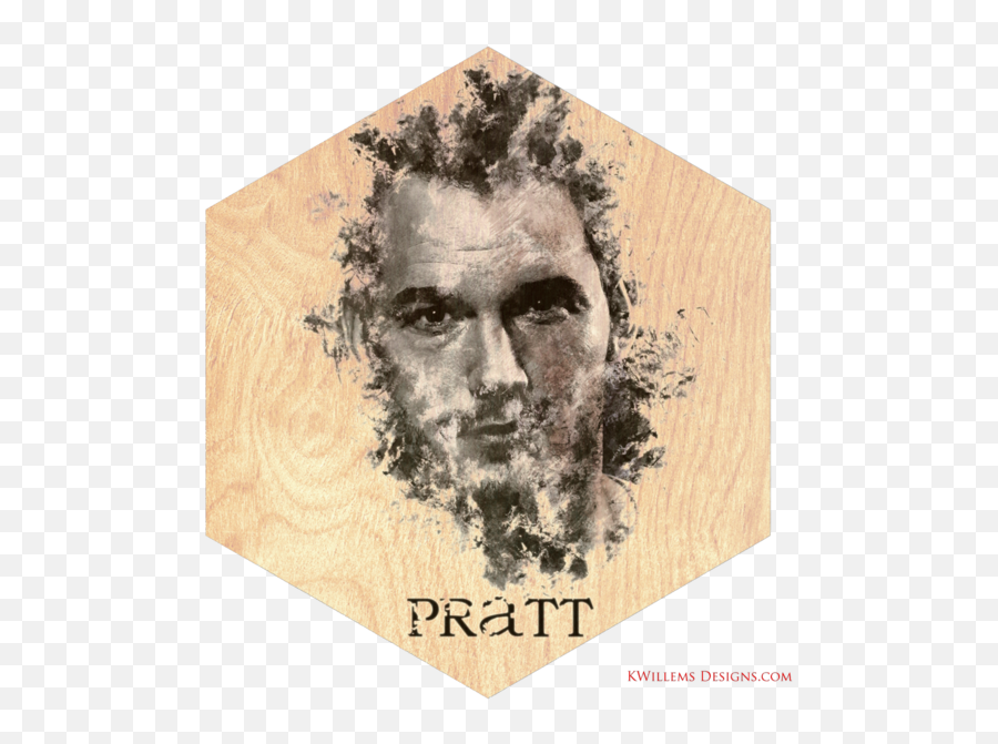 Download This Chris Pratt Premium Wood Art Print Is The Most Emoji,Chris Pratt Png