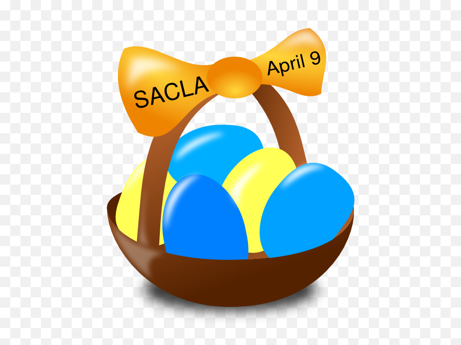 Easter Egg Basket Clip Art At Clkercom - Vector Clip Art Emoji,Easter Egg Basket Clipart