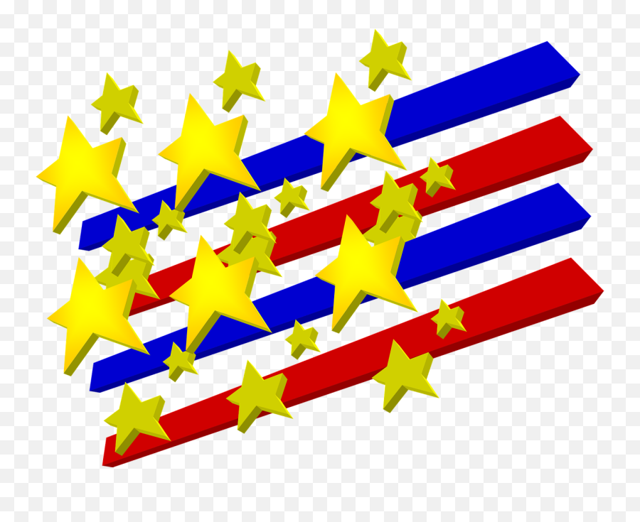 Cartoon American Flag Free Illustration - American Flag Transparent Cartoon Emoji,American Flag Transparent