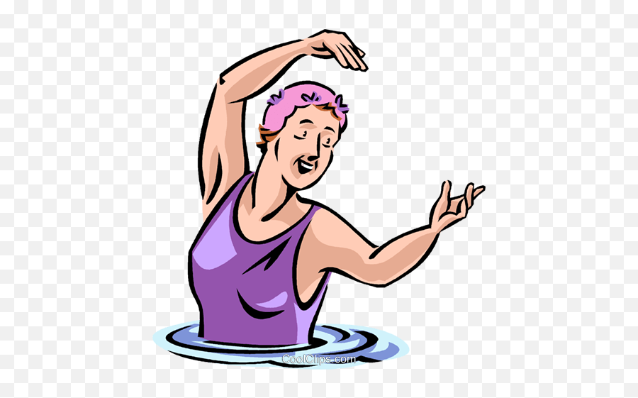 Swimming Royalty Free Vector Clip Art Illustration - Vc089972 Emoji,Zumba Clipart