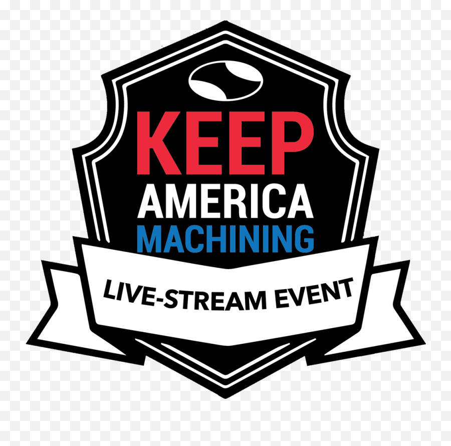 Keep America Machining Event Offers Live Streams And Emoji,Live Stream Logo