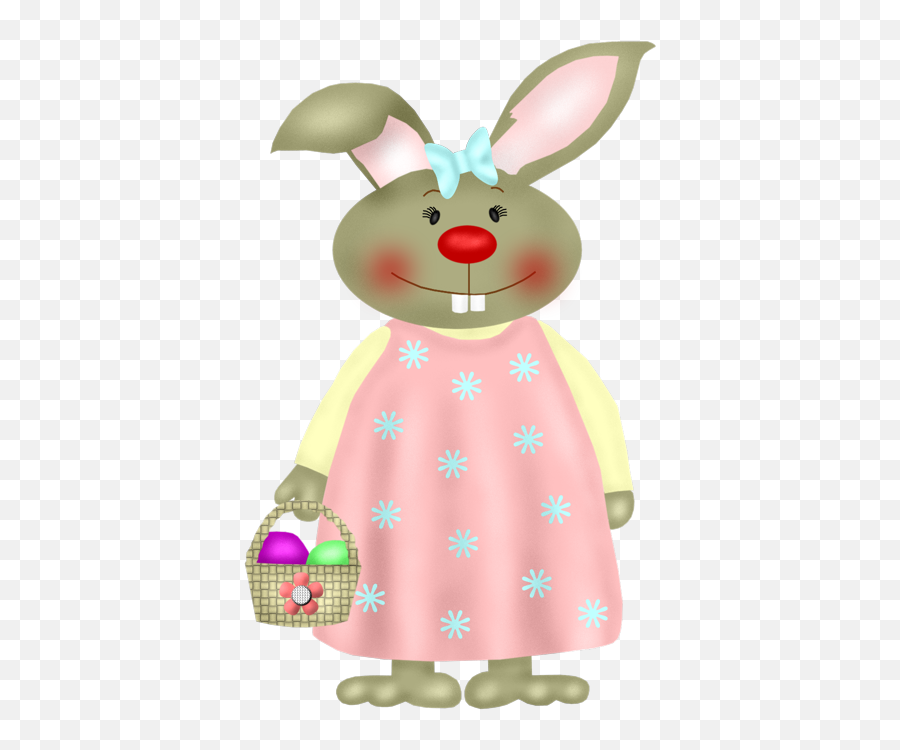 Tubes Clipart De Páscoa Easter Graphics Doll Pattern Emoji,Bad Bunny Clipart