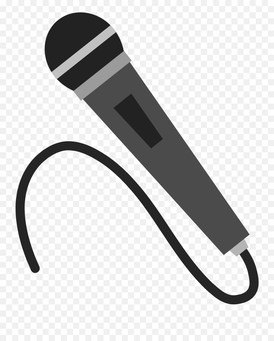 Cartoon Microphone Png - Microphone Clipart Emoji,Microphone Png