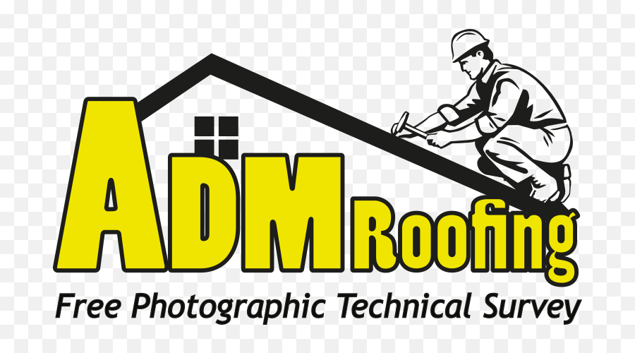 Roof Report Drone Roof Inspection Adm Roofing Ltd - Tradesman Emoji,Roofing Logos