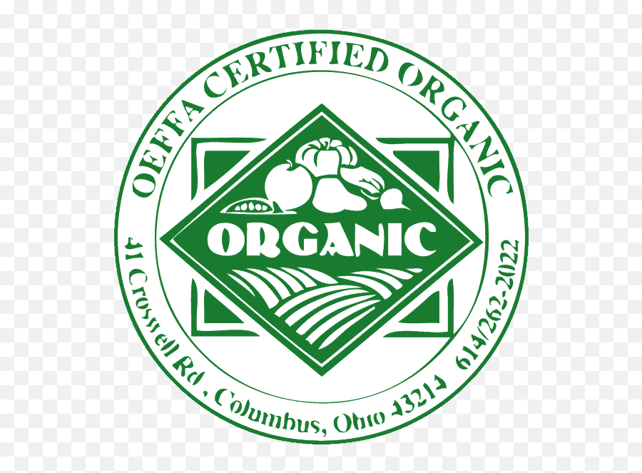 Oeffa Certified Organic Logo Emoji,Organic Logo