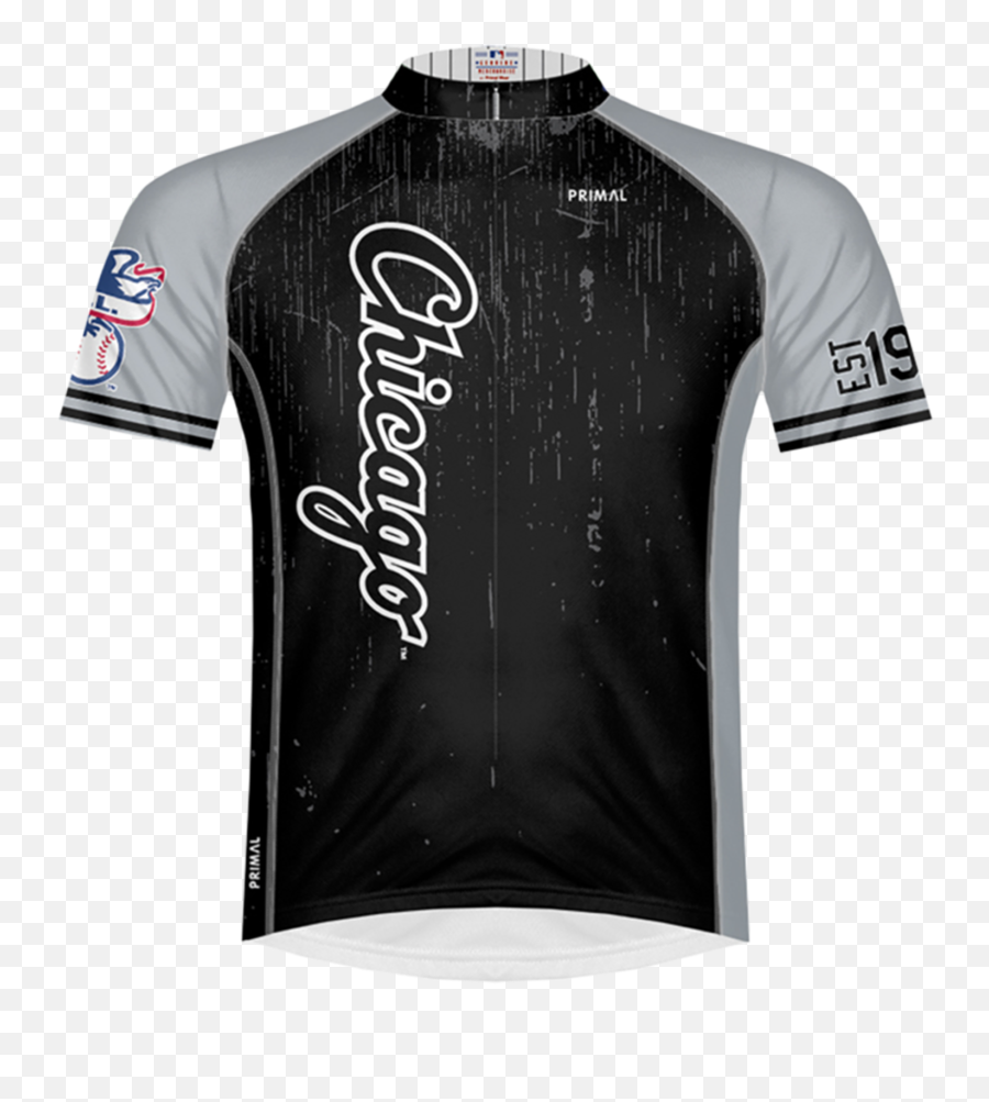 Sport Cut Cycling Jersey - Short Sleeve Emoji,Chicago White Sox Logo