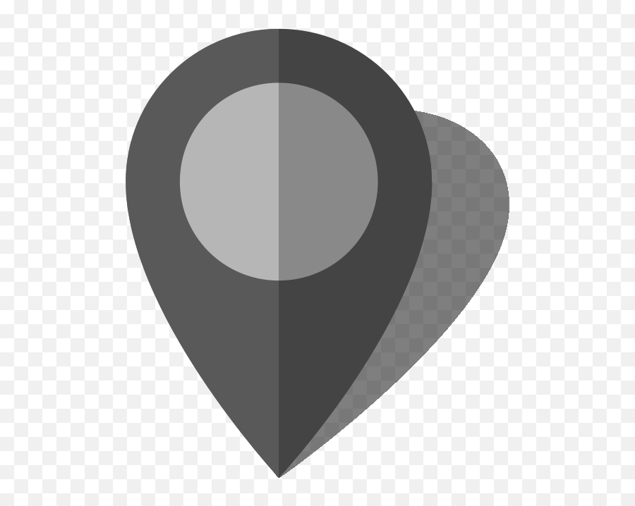 Simple Location Map Pin Icon10 Gray Free Vector Data Svg - Location Light Gray Icon Png Emoji,Location Logo