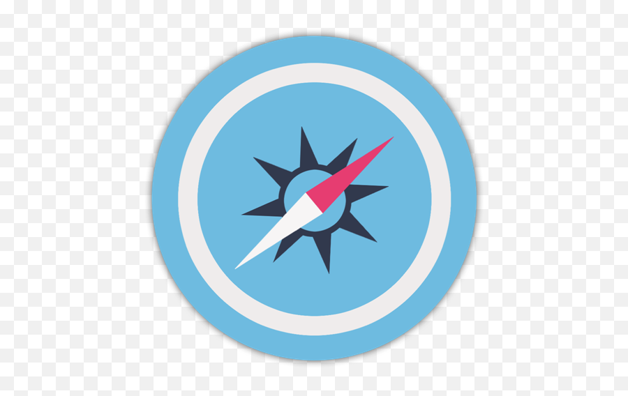 Safari Icon Png - Iphone Safari Icon Aesthetic Blue Emoji,Pink Safari Logo