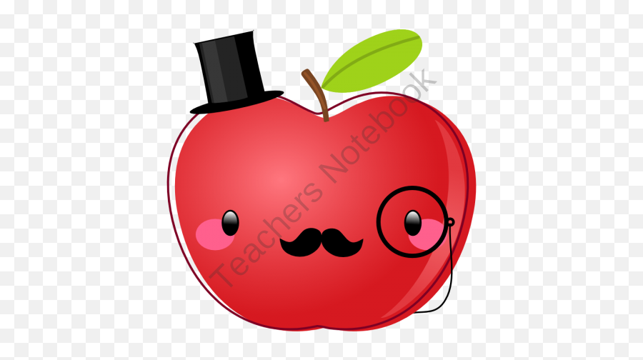 Freebie - Clipart Apple Cute Emoji,Apple Clipart