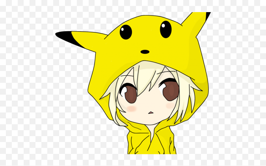 Anime Boy Clipart Pikachu - Boy Cute Chibi Anime Emoji,Anime Clipart
