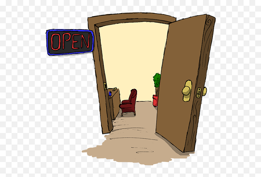 Open Door Clipart Transparent Students - Language Emoji,Open Door Clipart