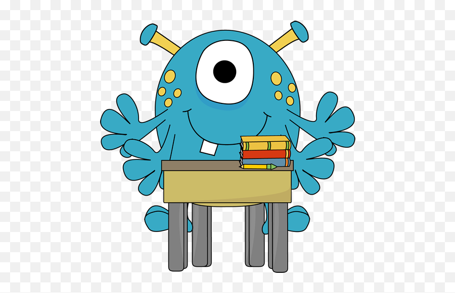 School Clipart My Cute Graphics - School Monster Clip Art Emoji,School Clipart