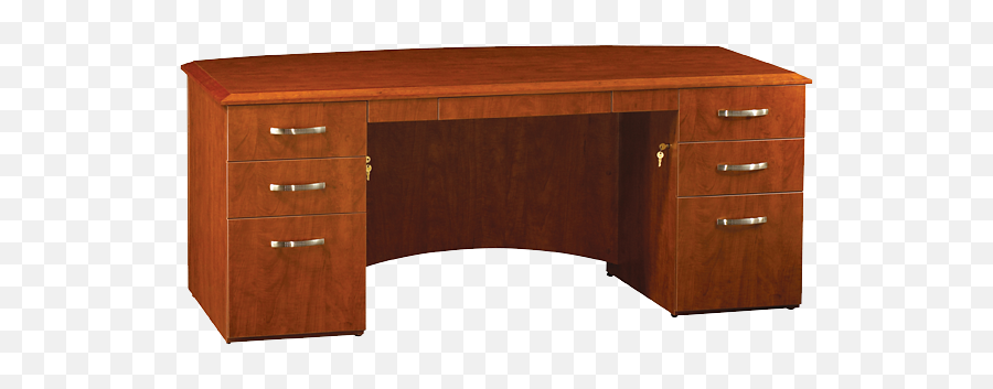 Desk Clipart Brown Desk - Brown Desk Png Emoji,Desk Clipart