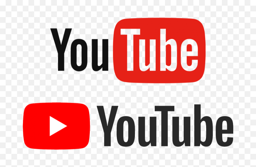 Youtube Old Vs New - Logo Youtube Full Size Png Download Logo Famous Logo Redesign Emoji,Youtube Png