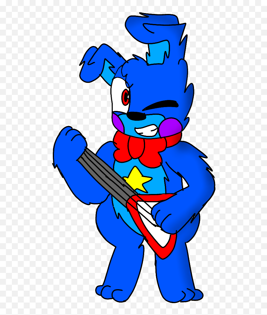 Rockstar Bonnie By Noeliac - Cartoon 720x1084 Png Fictional Character Emoji,Rockstar Clipart