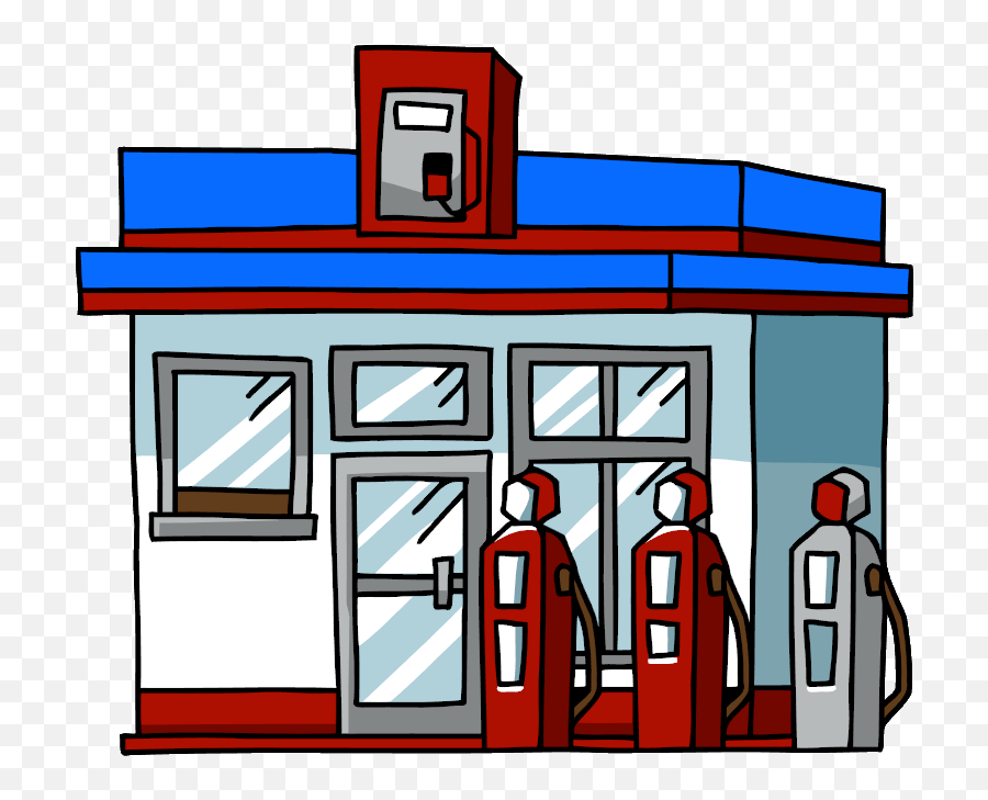 Free Gas Station Pictures Png Images - Clip Art Gas Station Emoji,Gas Station Clipart