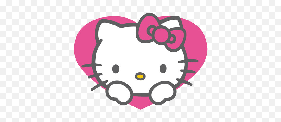 Hello Kitty Heart Transparent Png - Hello Kitty Icons Emoji,Hello Kitty Png