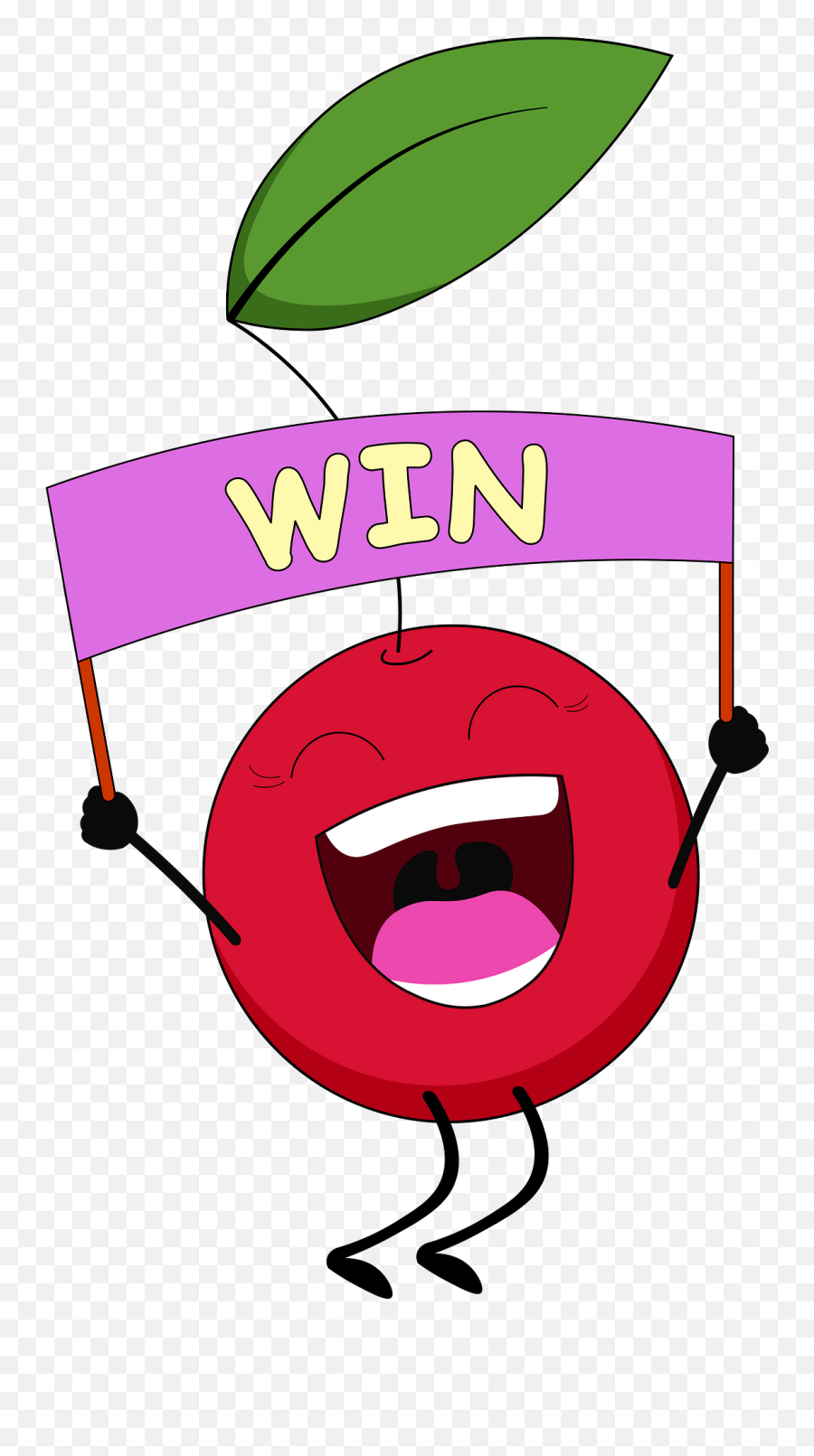 Cherry Wins Clipart - Happy Emoji,Win Clipart