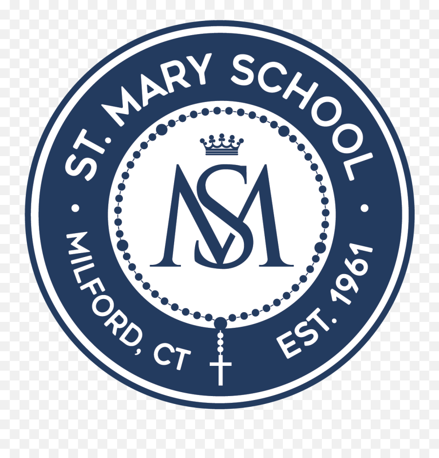 New School Logo Saint Mary School - Cafe Emoji,Est Logo