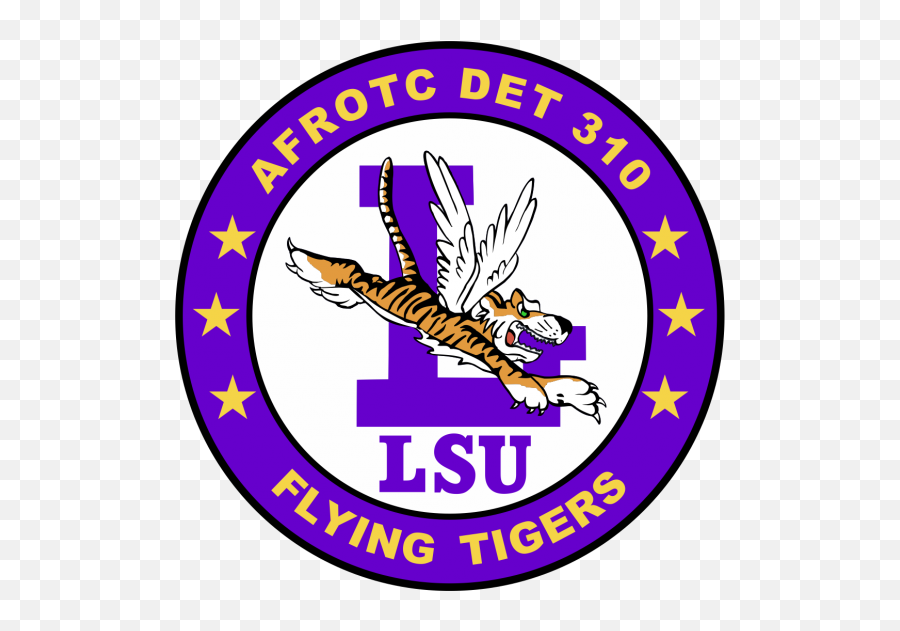 Lsu Afrotc Det 310 - Louisiana State University Afrotc Det Language Emoji,Flying Tigers Logo