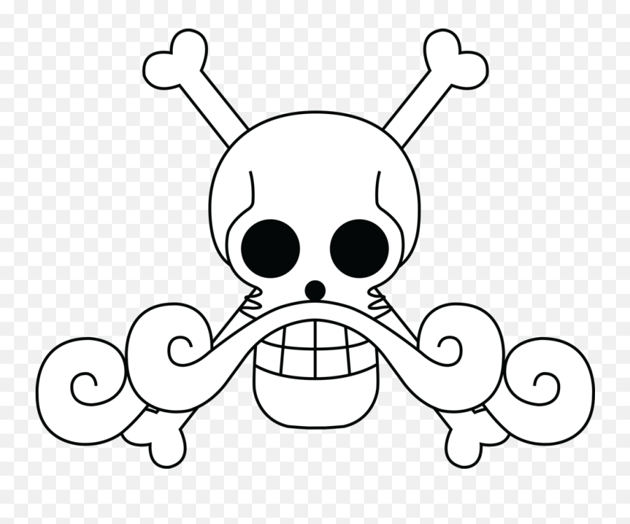 Drawing Pirates Pirate Flag Banner - Gol D Roger Jolly Roger Png Emoji,Pirate Flag Clipart