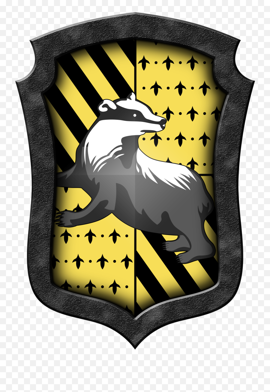 Download Hufflepuff Crest By Geijvontaen Png Image With No Emoji,Gryffindor Crest Png
