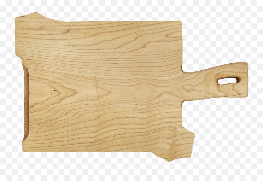 Maple Cutting Board With Walnut United State Shape Inlay Emoji,Free Laser Engraving Clipart