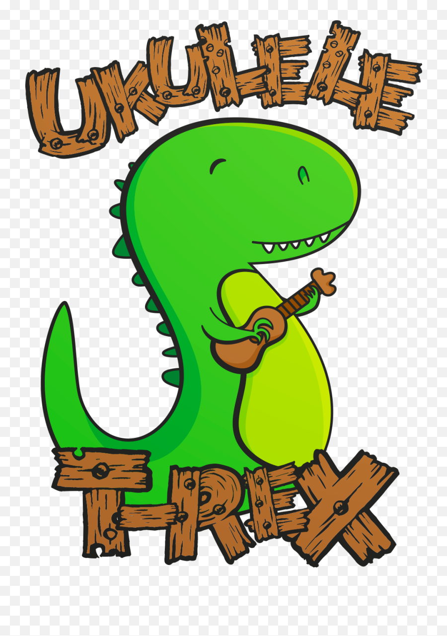 Welcome To Ukulele T - Rex Emoji,T-rex Logo